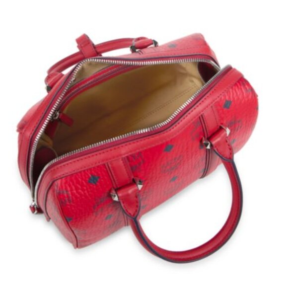 New with Tags MCM Aren Visetos Monogram Crossbody Top Handle Bag - Picture 2 of 7